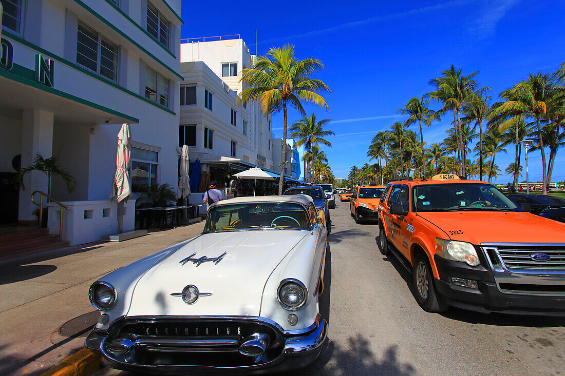 Usa,Florida,Miami. South Beach. Ocean Drive