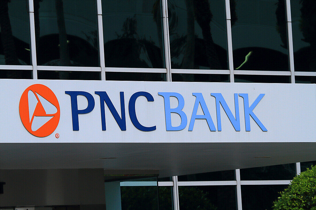 USA, Florida, Orlando. PNC Bank PNC Finanzdienstleistungen