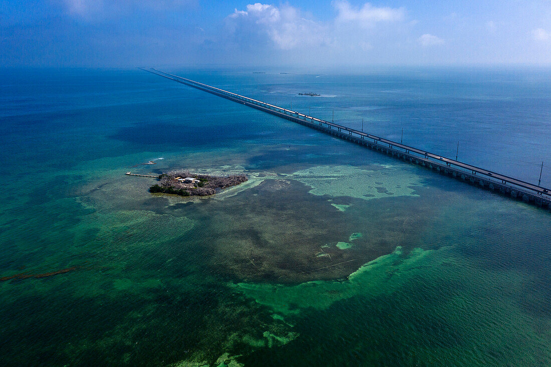 USA,Florida,Keys. Kleines Geld Key. Übersee Highway