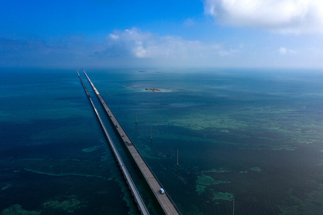 USA,Florida,Keys. Übersee-Autobahn