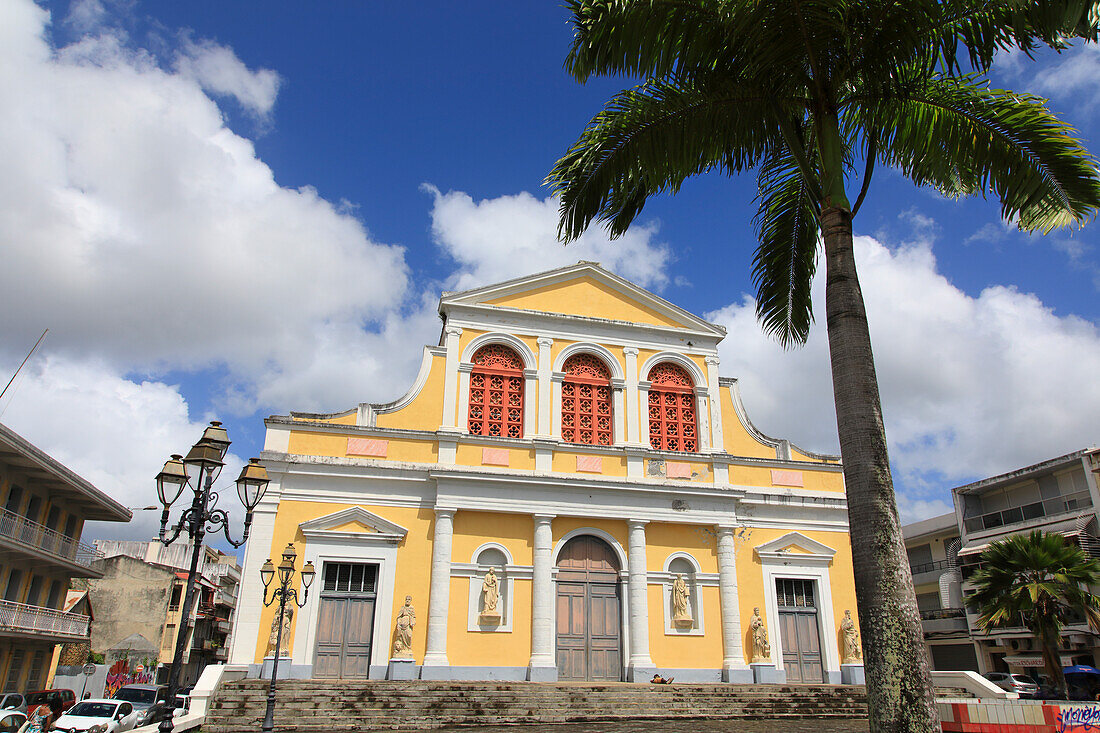 France,French Antilles,Guadeloupe. Pointe a Pitre. Church