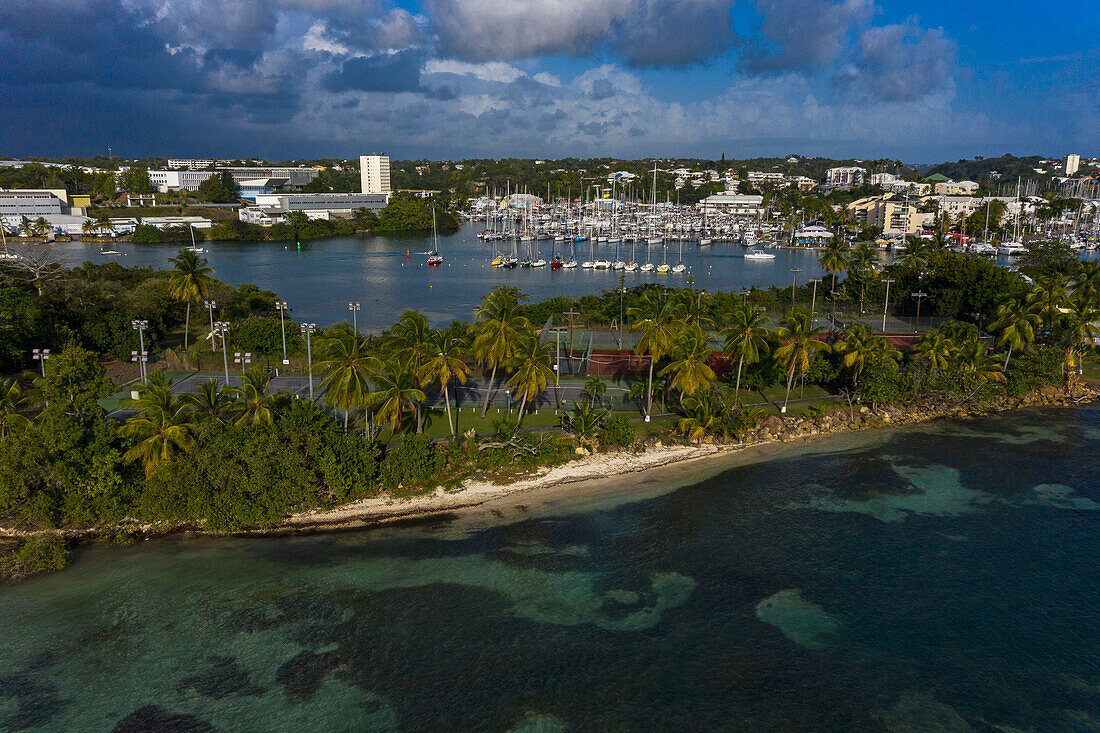 France,French Antilles,Guadeloupe. Bas-du-Fort. Marina