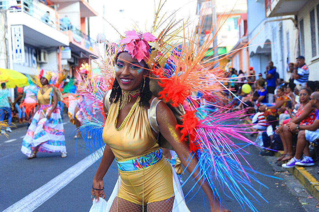 Frankreich,Guadeloupe,Basse-Terre,carnaval