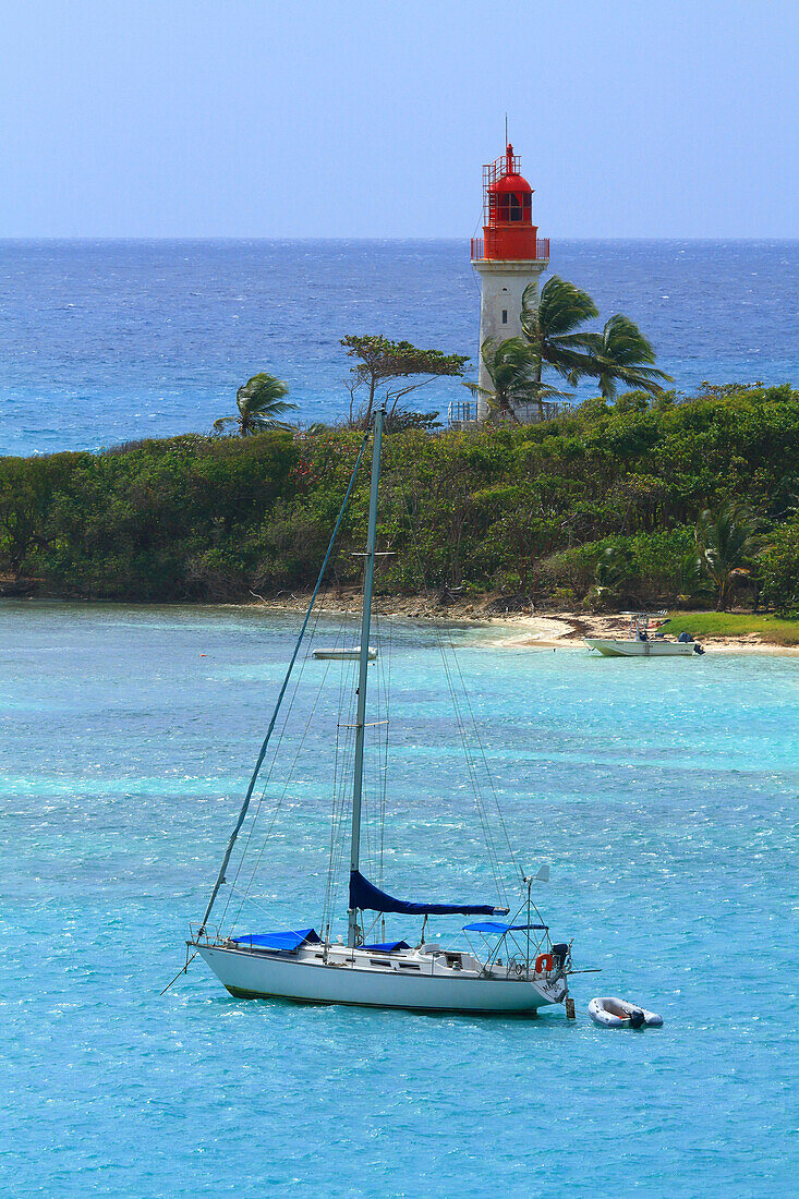 Frankreich,Guadeloupe. Insel Gosier. Le Gosier. Boote