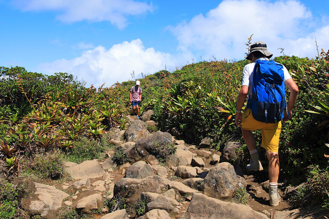 France,Guadeloupe. La Soufriere