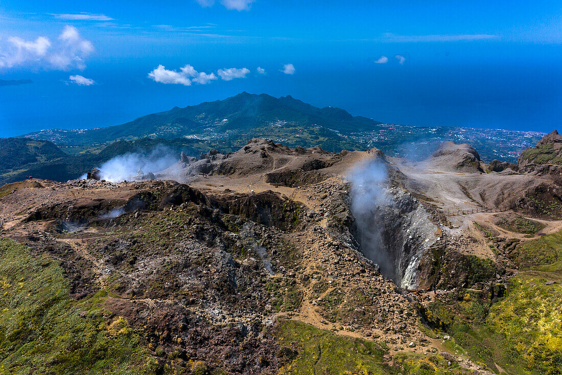 France,Guadeloupe. La Soufriere