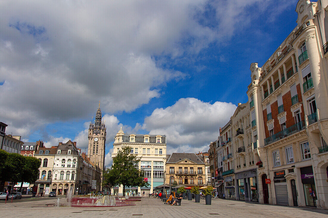 Frankreich,Hauts de France,Nord,Douai. Das Rathaus