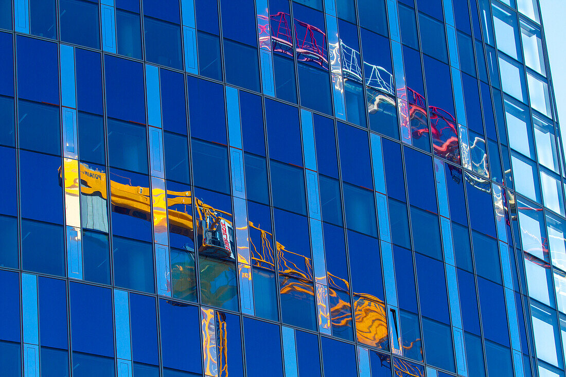 Crane and blue sky