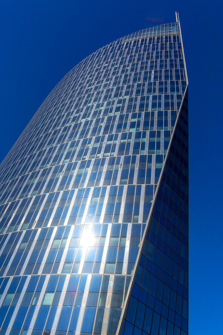 Europe,Belgium,Liege. Financial tower