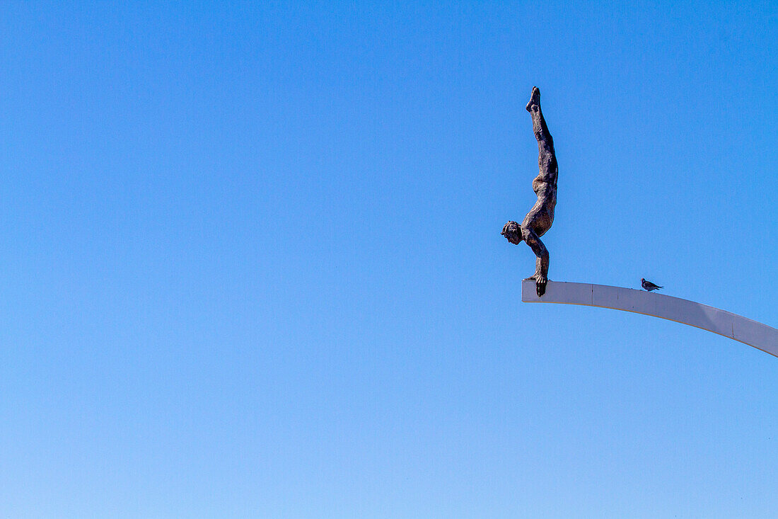 Europe,Belgium,Liege. The diver