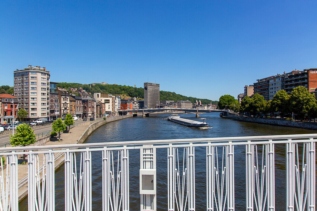 Europe,Belgium,Liege. Meuse River