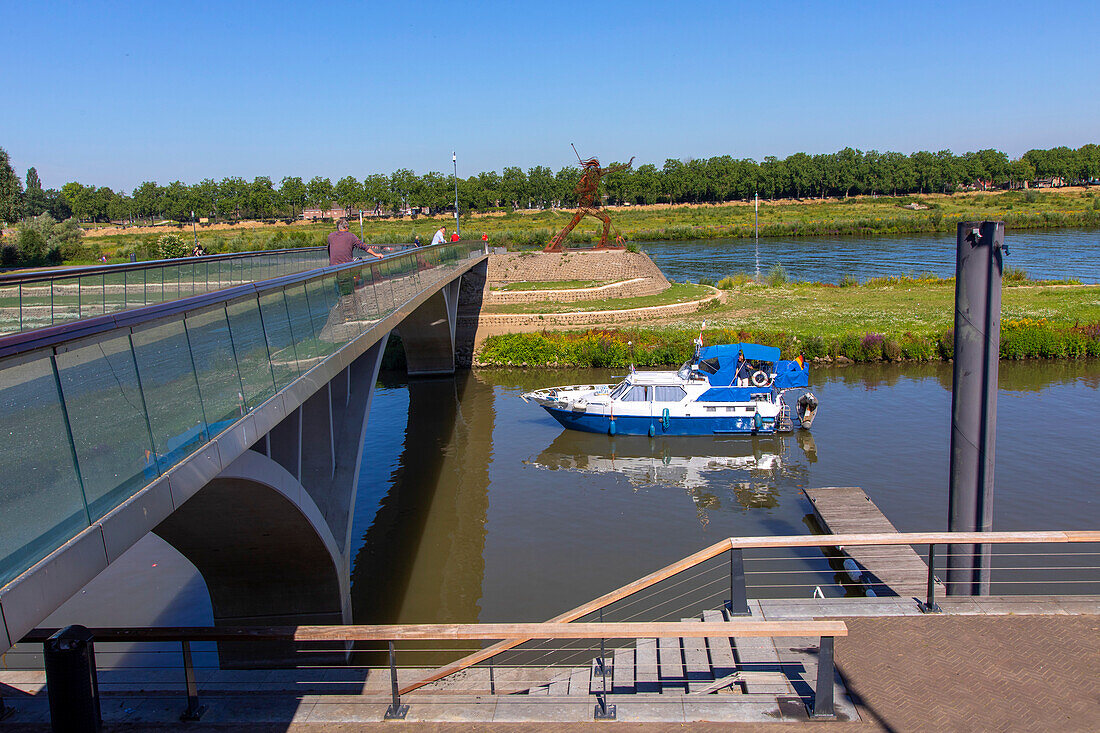 Europa,Niederländisch. Provinz Limburg. Venlo. Fluss Maas