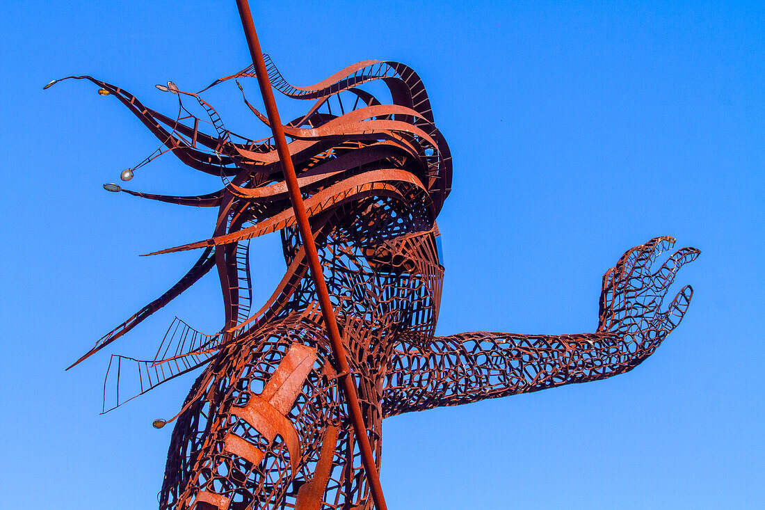 Europe,Nederlands. Province of Limbourg. Venlo. 'Peaceful Warrior' by Rik van Rijswick