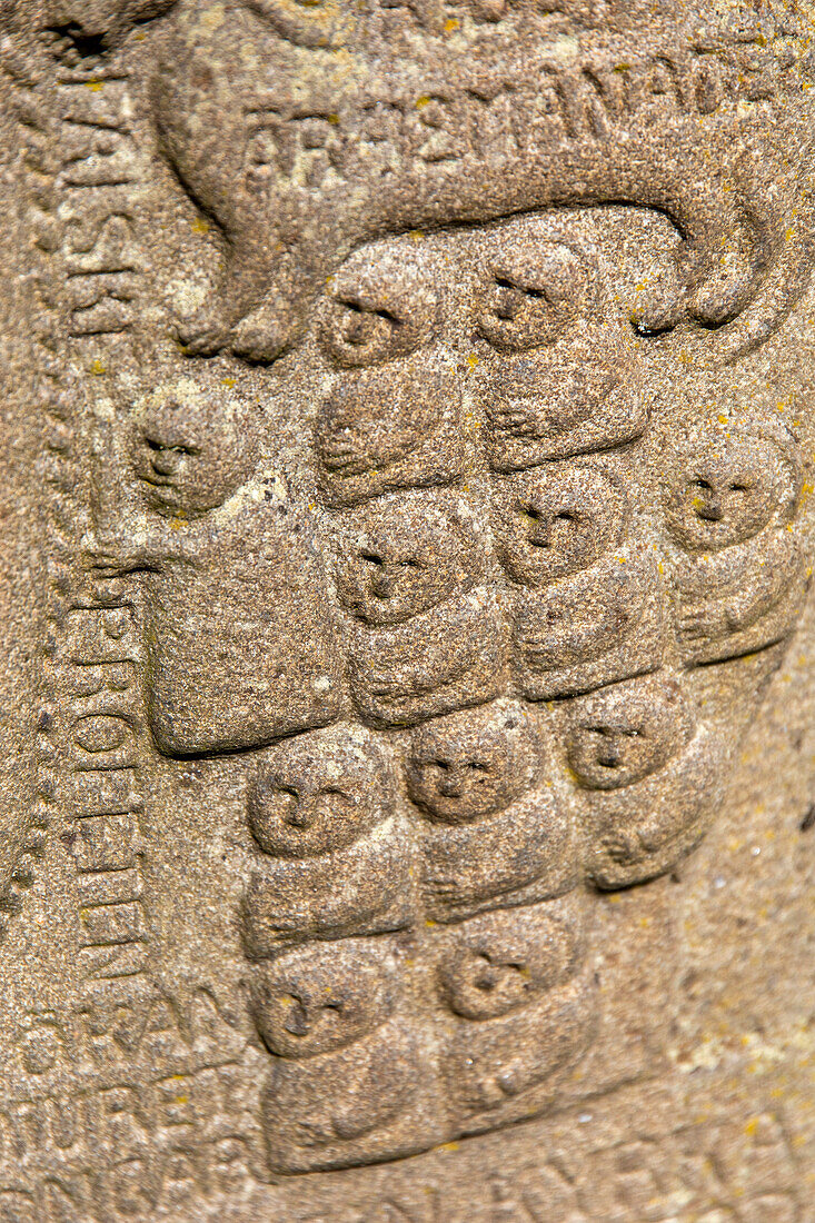 Europa,Skandinavien,Schweden. Sjöbo. Loevestad Geschnitzte Statuen. Hembygdsmuseum