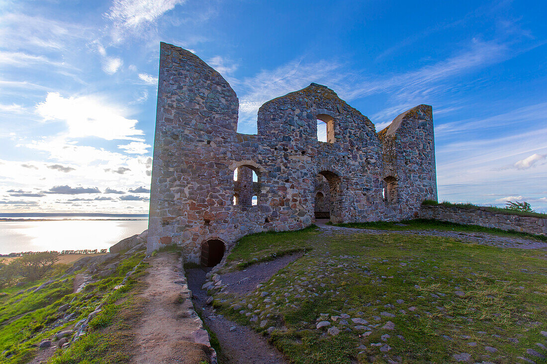 Europa,Skandinavien,Schweden. Graenna. Ruinen von Brahehus