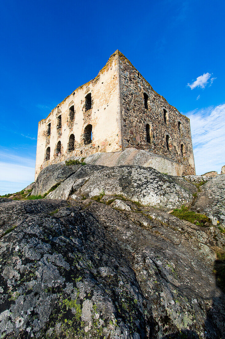 Europa,Skandinavien,Schweden. Graenna. Ruinen von Brahehus