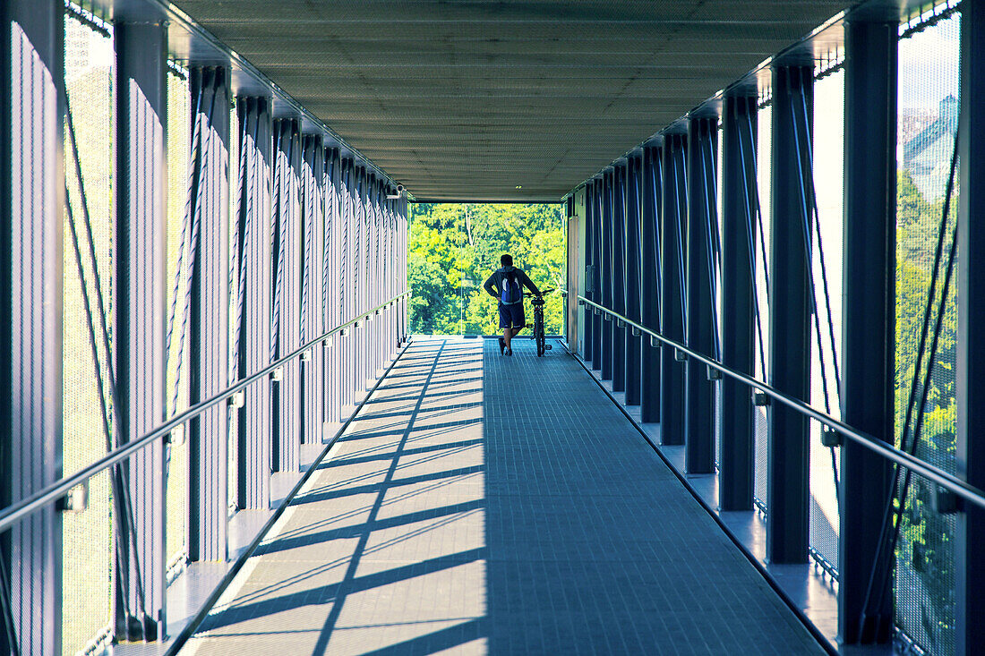 Europe,Luxembourg,Luxembourg City. Pfaffenthal panoramic lift