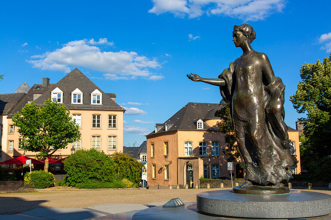 Europe,Luxembourg,Luxembourg City. Grand Duchess Charlotte Monument