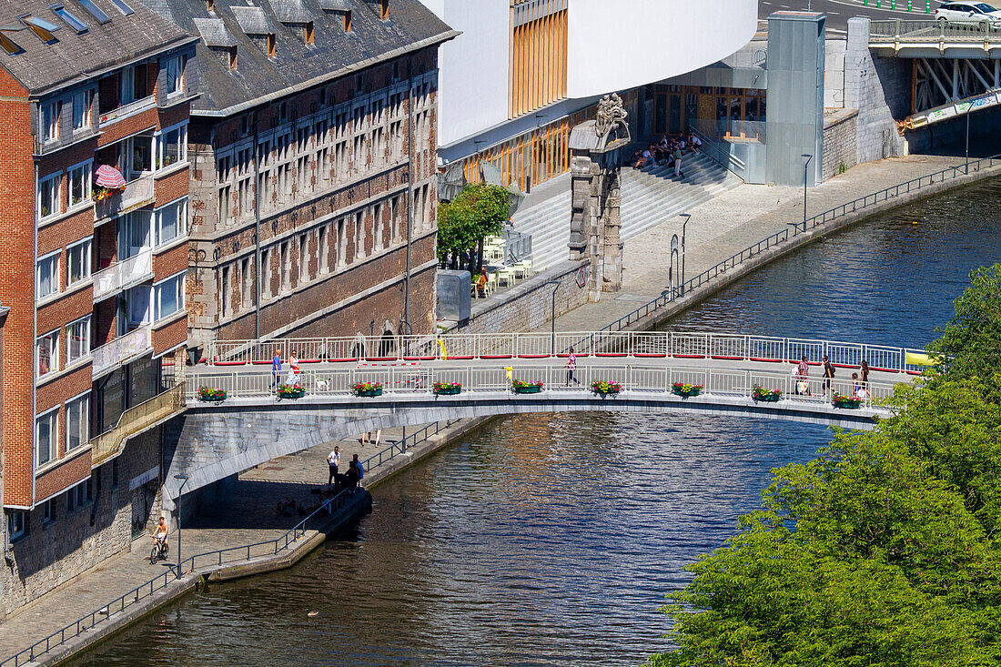 Europa,Belgien,Namur. Sambre-Fluss