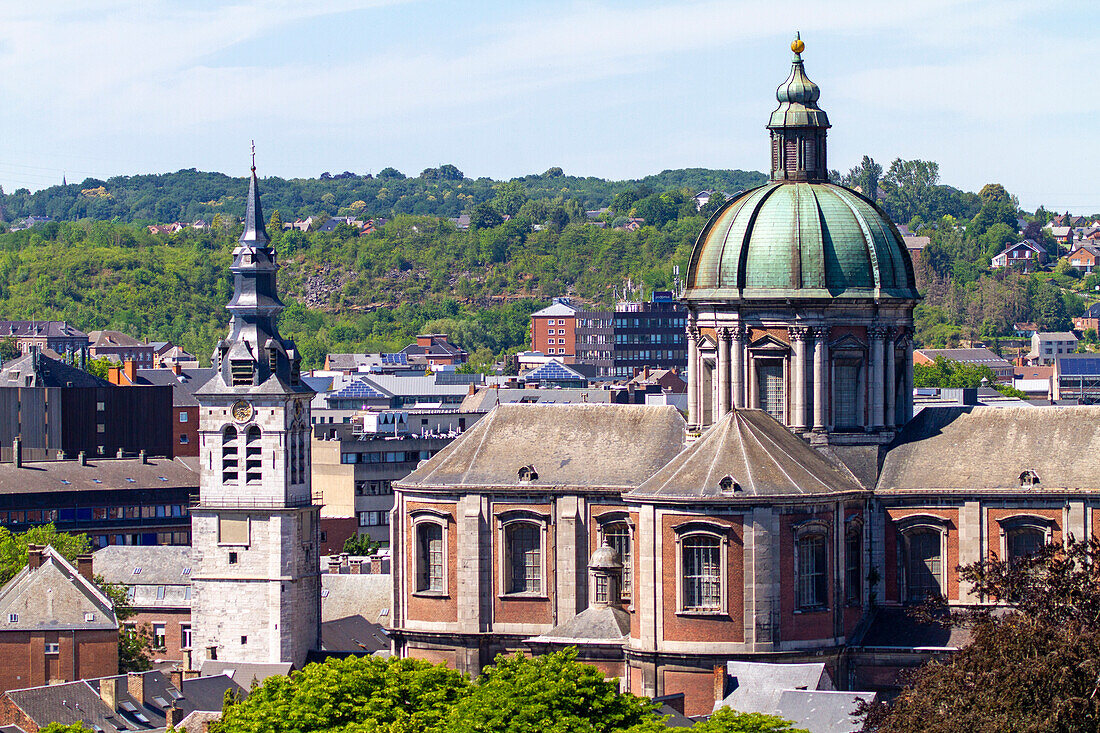 Europe,Belgium,Namur. Saint Aubin's Cathedral