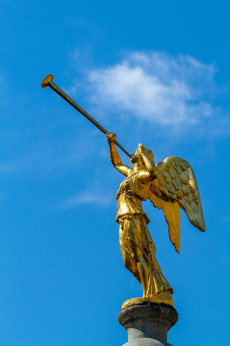 Europe,Belgium,Namur. Angel statue