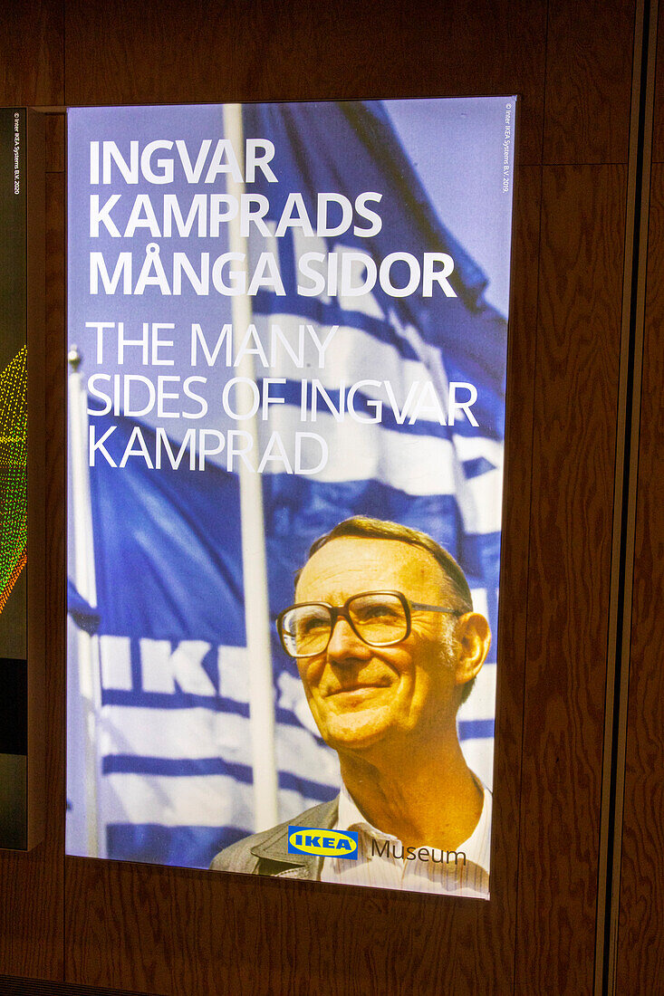 Europa,Skandinavien,Schweden. Smaland,aelmhult. IKEA Museum. Feodor Ingvar Kamprad IKEA Gründer