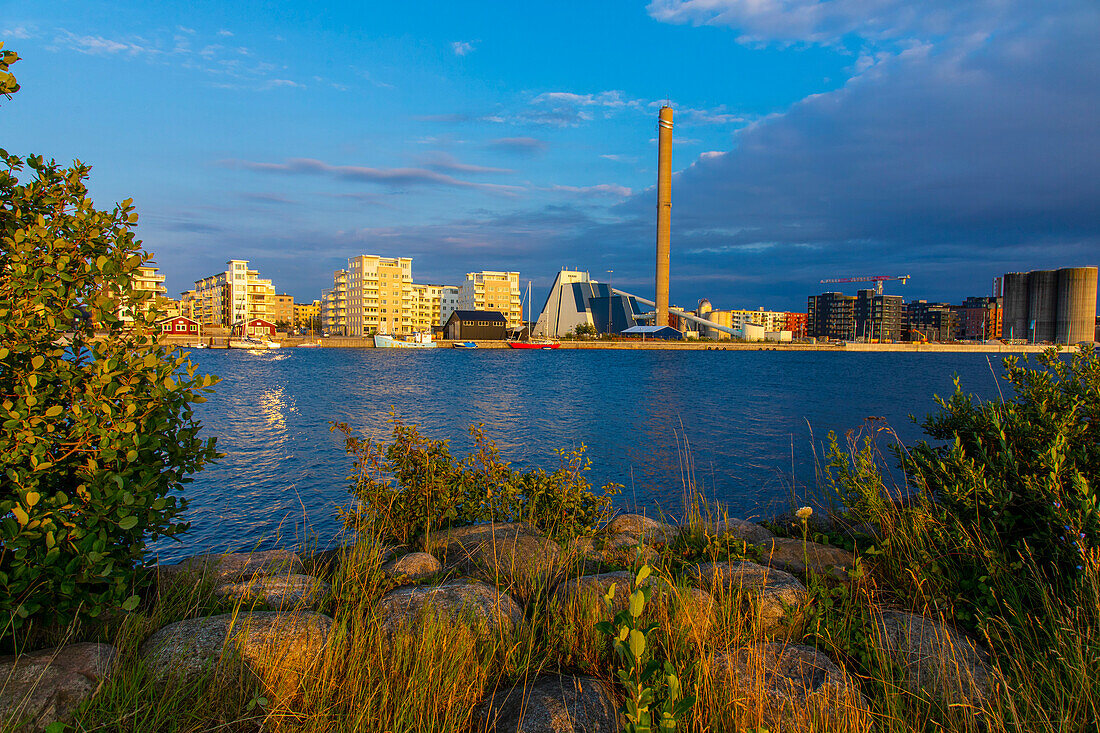 Europa,Skandinavien,Schweden. Schonen. Malmoe. Stadtteil Limhamn. EON Limhamn Fernheizwerk