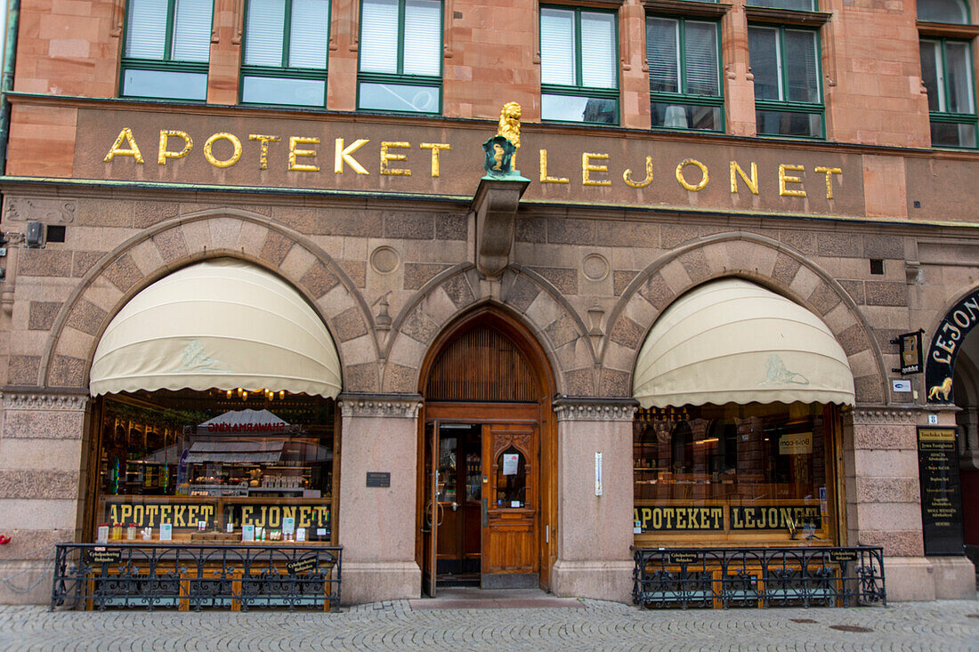 Europe,Scandinavia,Sweden. Skania. Malmoe. Lejonet pharmacy