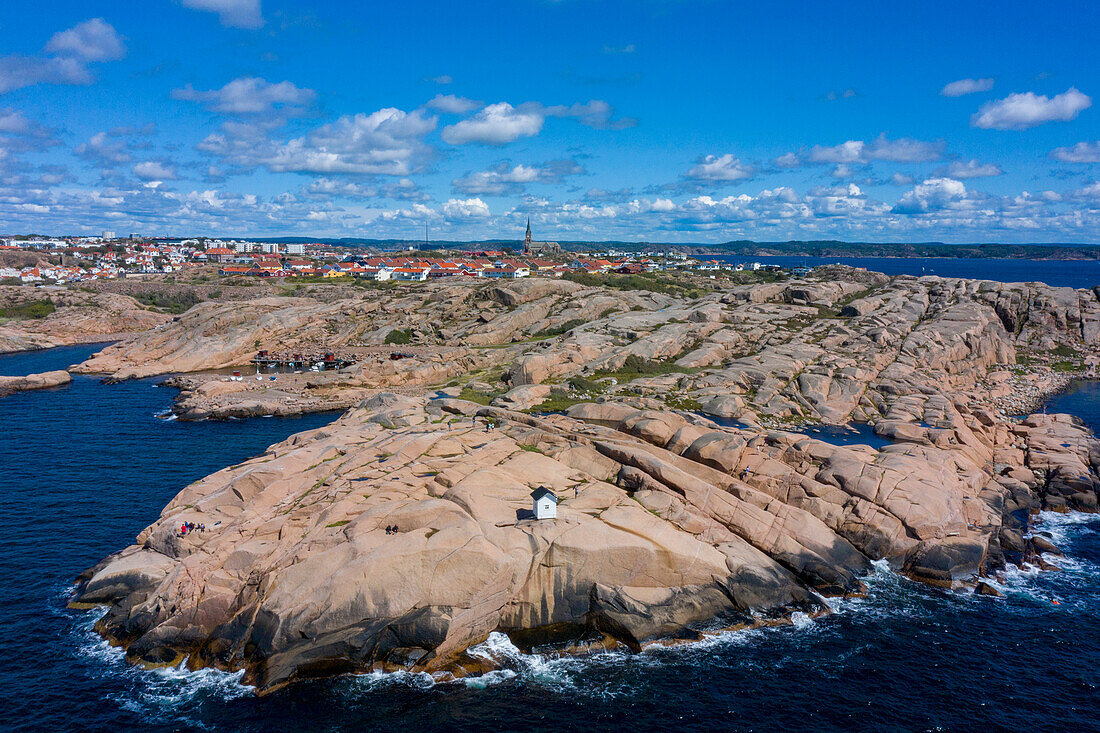 Europa,Skandinavien,Schweden. Lysekil. Stangehuvud. der alte Leuchtturm