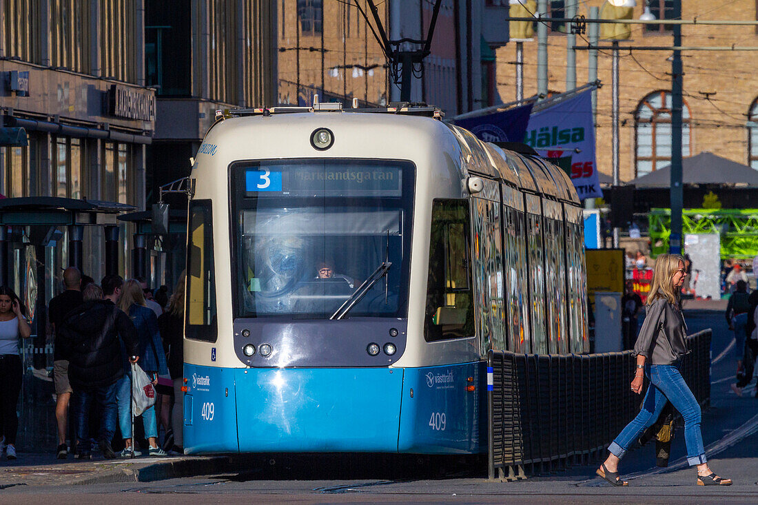 Europe,Scandinavia,Sweden. Goeteborg. Tramway