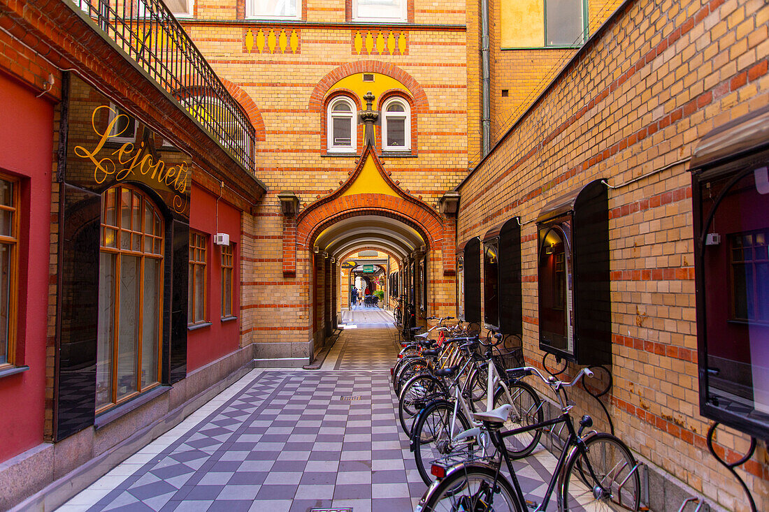 Europa,Skandinavien,Schweden. Schonen. Malmö. Lejonet Passage