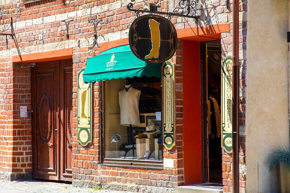 Europe,Scandinavia,Sweden. Skania. Malmoe. Old town. Store