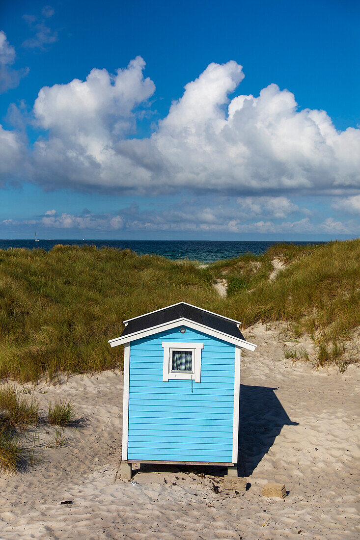 Europa,Skandinavien,Schweden. Schonen.  Halbinsel Falsterbo. Skanor. Strandhütten