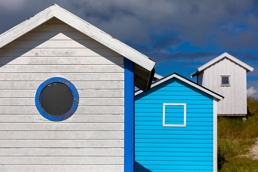 Europe,Scandinavia,Sweden. Skania.  Falsterbo peninsula. Skanor. Beach huts