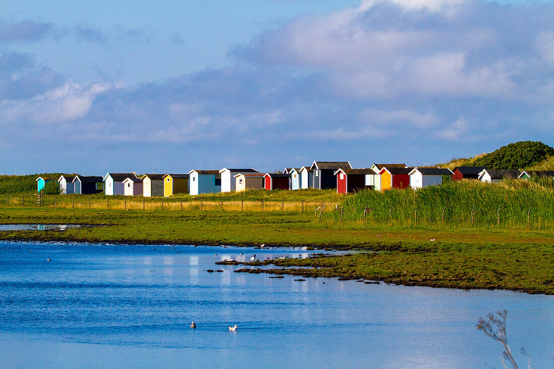 Europa,Skandinavien,Schweden. Schonen.  Halbinsel Falsterbo. Skanor. Strandhütten