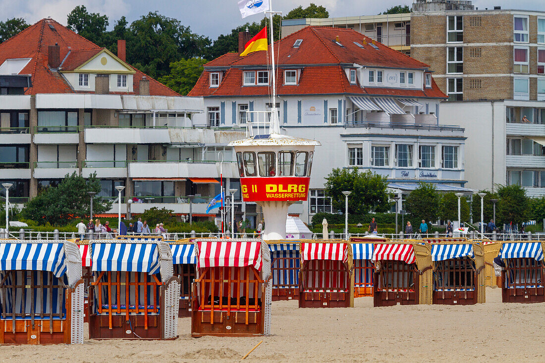 Europa,Deutschland. Schleswig-Holstein. Travemünde. Strandkorb