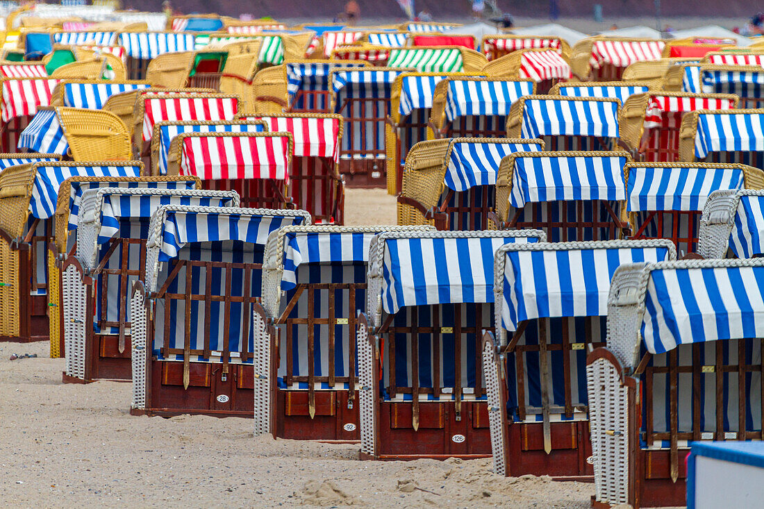 Europa,Deutschland. Schleswig-Holstein. Travemünde. Strandkorb