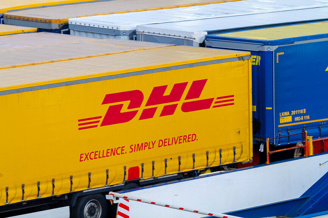 Europa,Deutschland. Schleswig-Holstein. Travemünde. Dhl