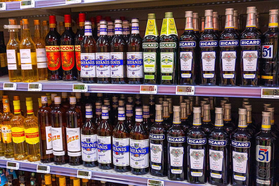 Supermarkt. Pastis, Anisette