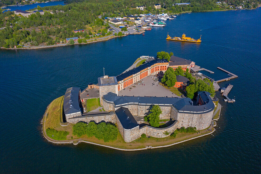 Europa,Skandinavien,Schweden,Stockholmer Schärengarten,Insel Vaxholm. Schloss Vaxholm