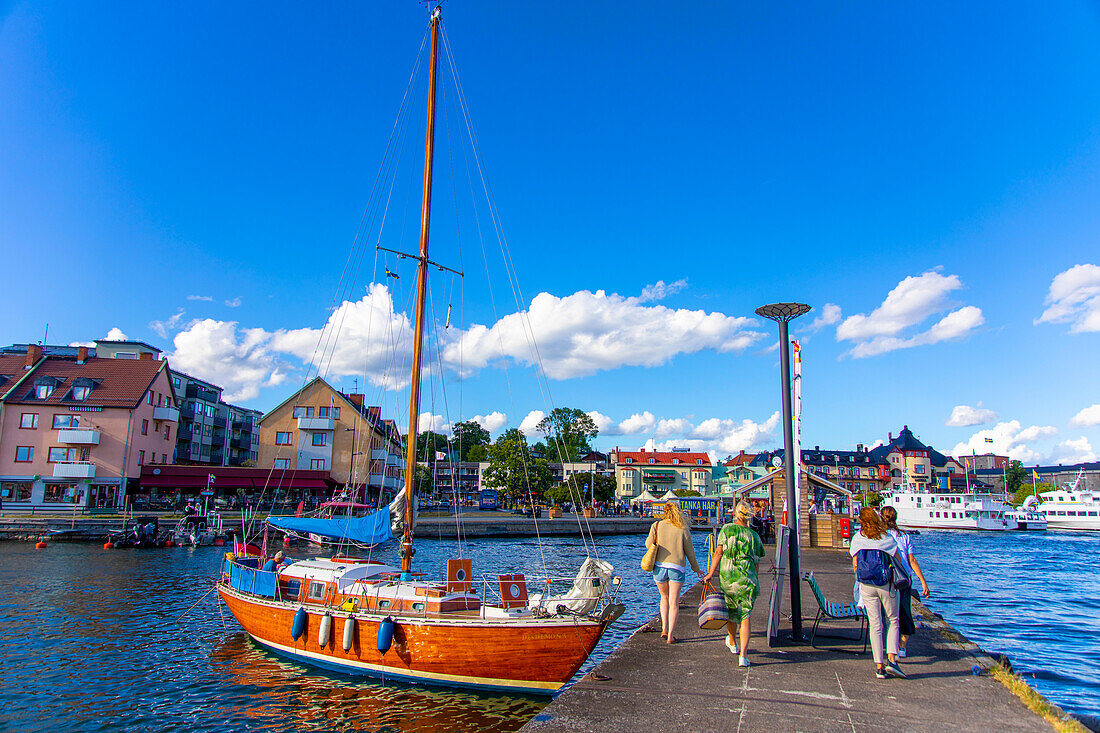 Europe,Scandinavia,Sweden,Stockholm Archipelago,Vaxholm Island