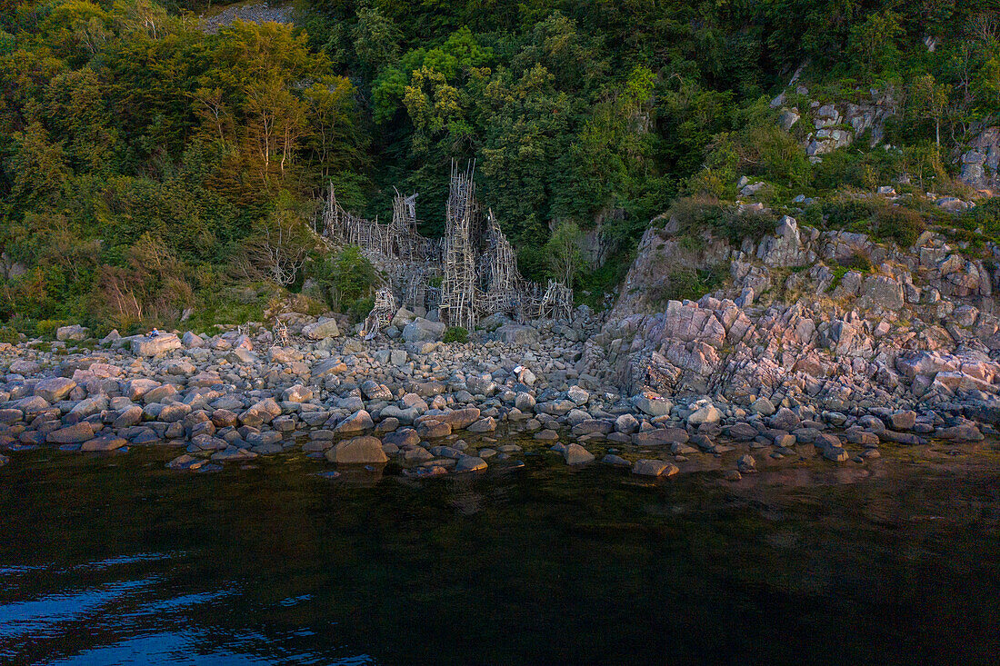 Europe,Scandinavia,Sweden. Kullaberg. Nimis in Ladonia by Lars Vilks