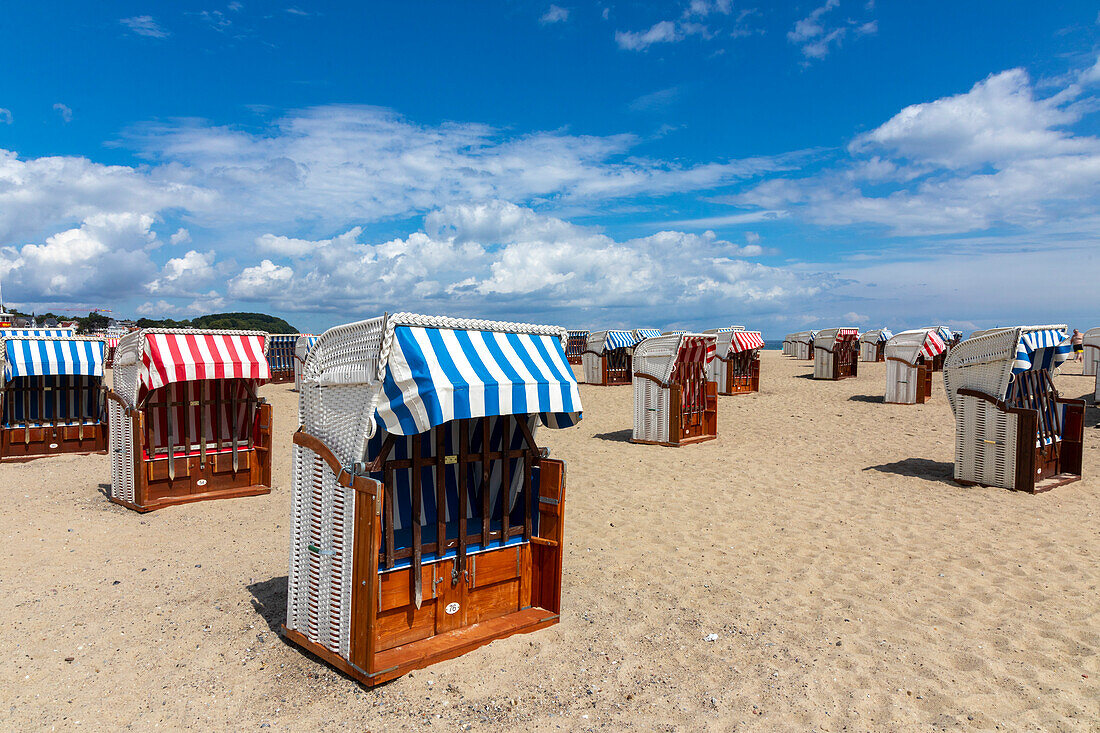 Europa,Deutschland. Schleswig-Holstein. Travemünde. Strandkorb