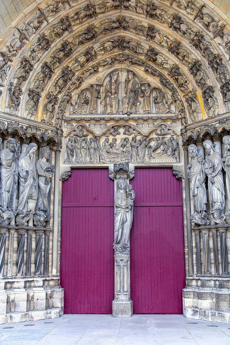 Frankreich,Hauts de France,Aisne,Laon. Kathedrale