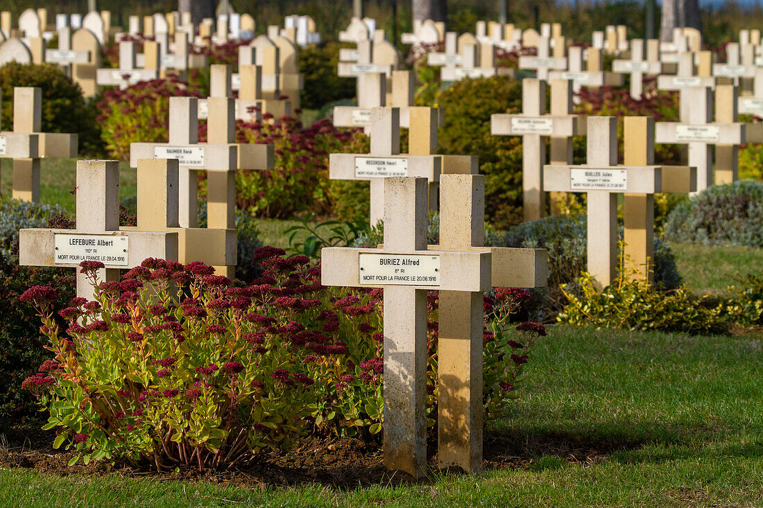 Frankreich,Hauts de France,Aisne,Chemin des Dames. Gedenkstätte