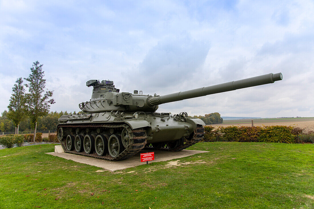 France,Hauts de France,Aisne,Chemin des Dames. Berry-au-Bac. National Assault Tank Monument