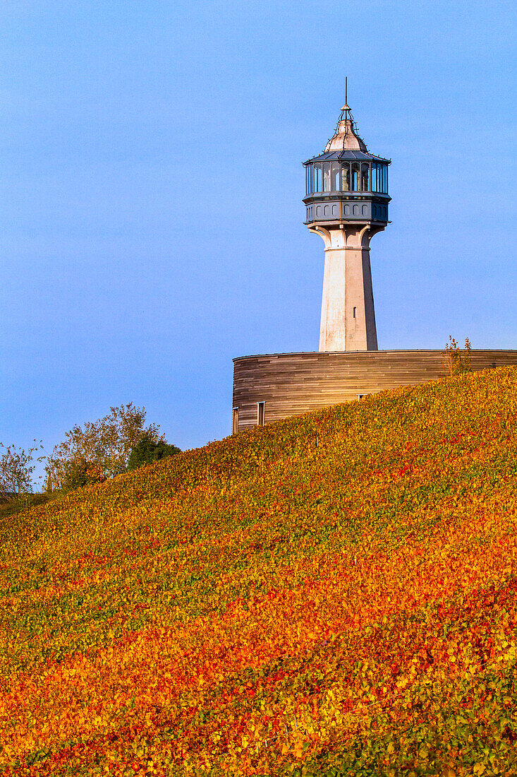 Frankreich,Grand-Est,Marne,Verzenay. Leuchtturm von Verzenay. Reims montain