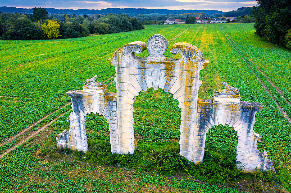 Frankreich,Hauts de France,Aisne,Soupir,Schloss Soupir