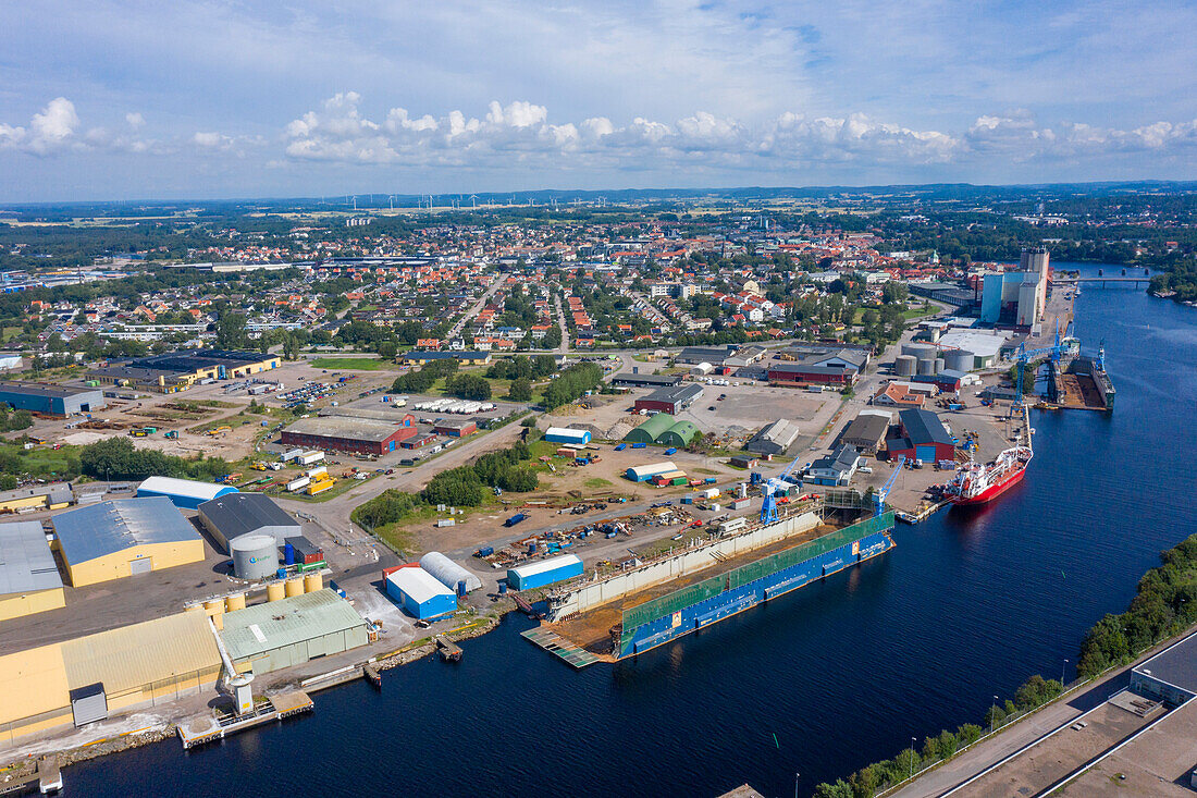 Europe,Scandinavia,Sweden. Halland county. Falkenberg