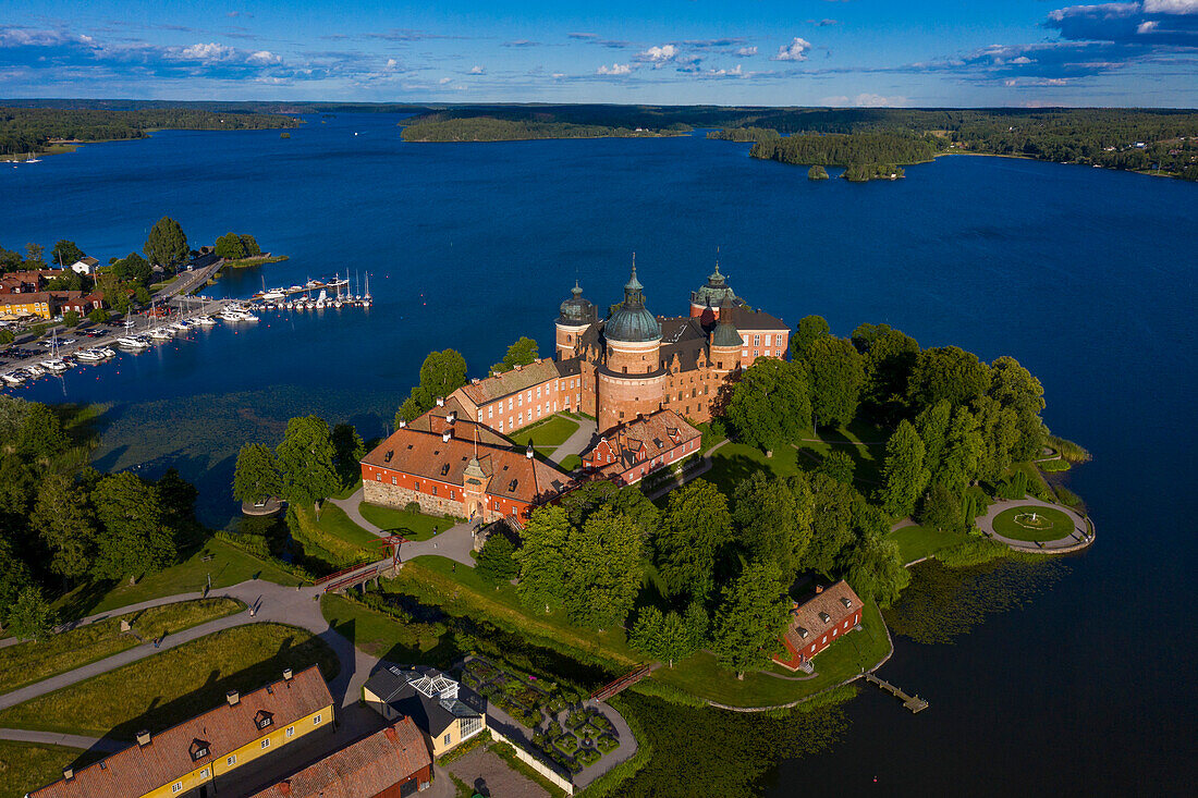 Europa,Skandinavien,Schweden. Schloss Gripsholm, in Mariefred am Ufer des Sees Maelaren